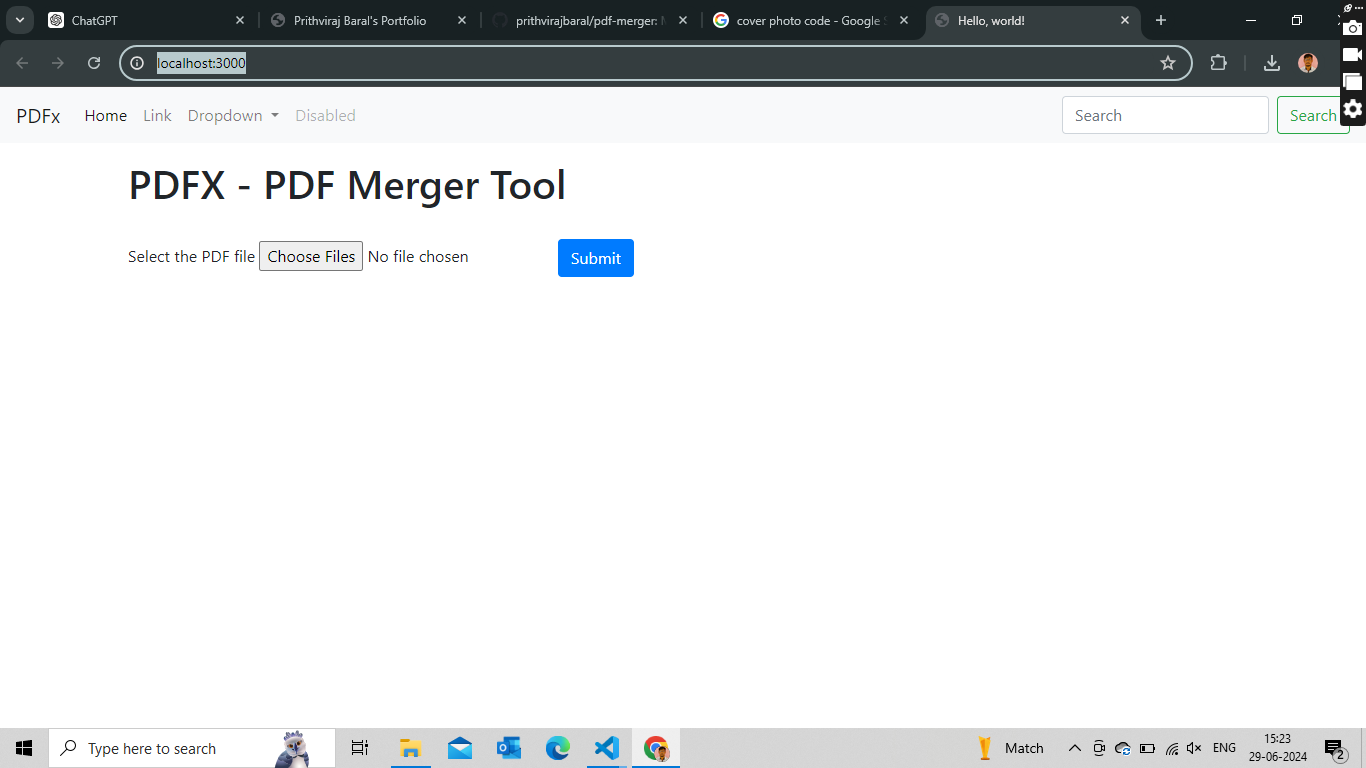pdf-merger Project