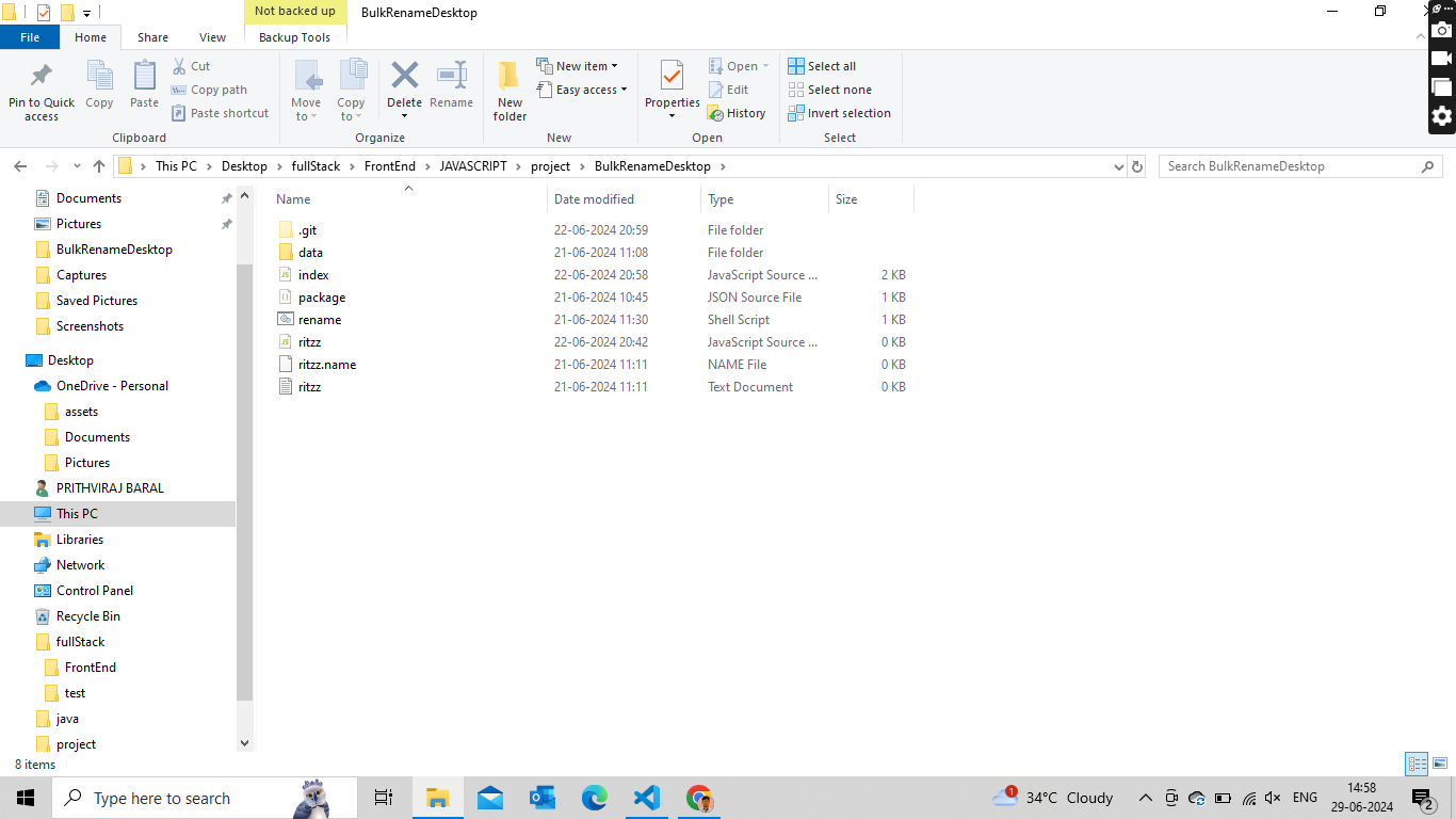 Bulk Rename Desktop Project